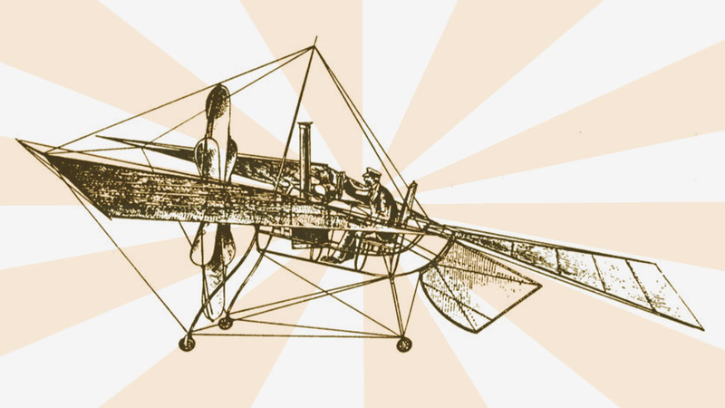 Illustration for article titled Did This Frenchman Beat The Wright Brothers To Powered Flight?